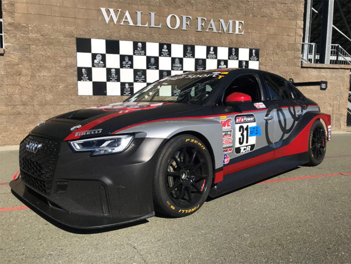 Audi RS 3 LMS touring car racer at Sonoma Raceway